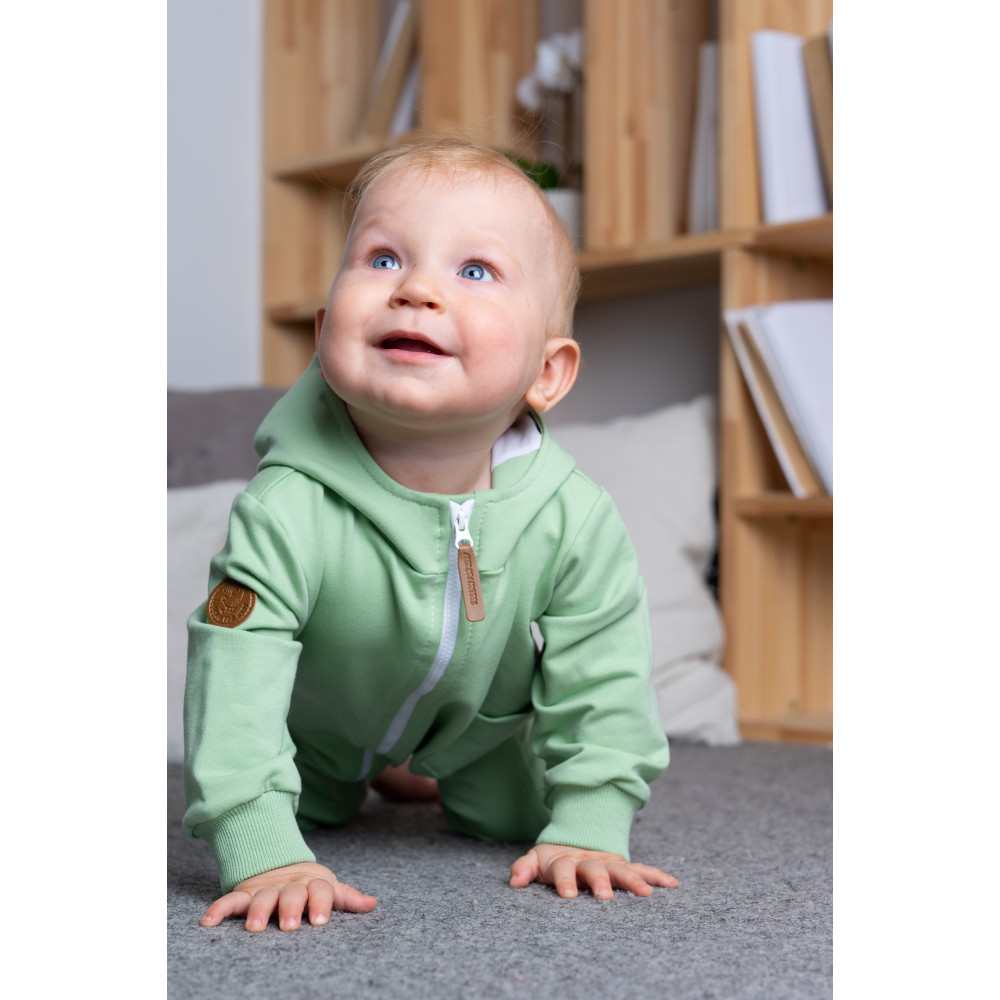 Комбинезон из облегченного футера, Зеленое яблоко