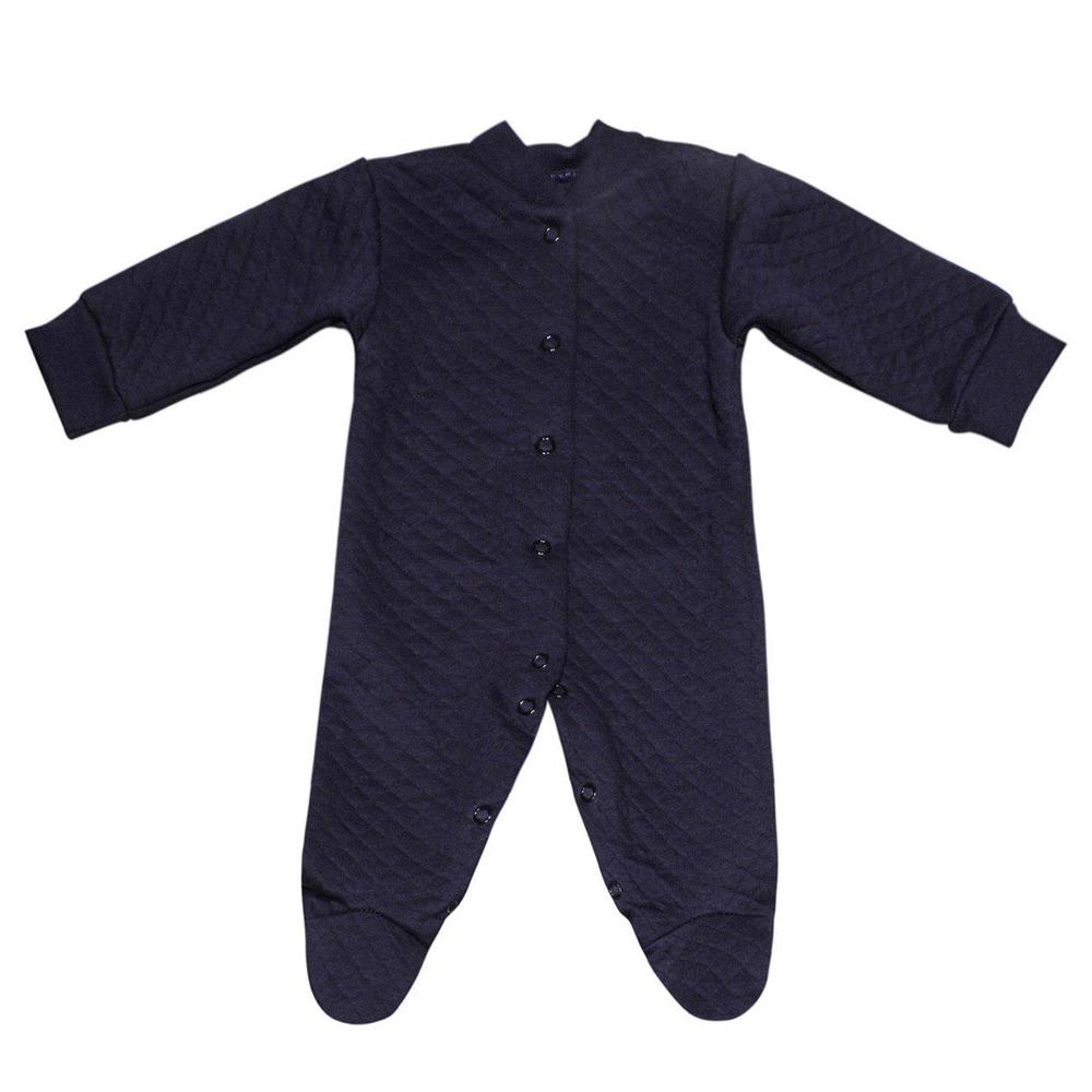 Утепленный комбинезон из капитония, Темно-синий