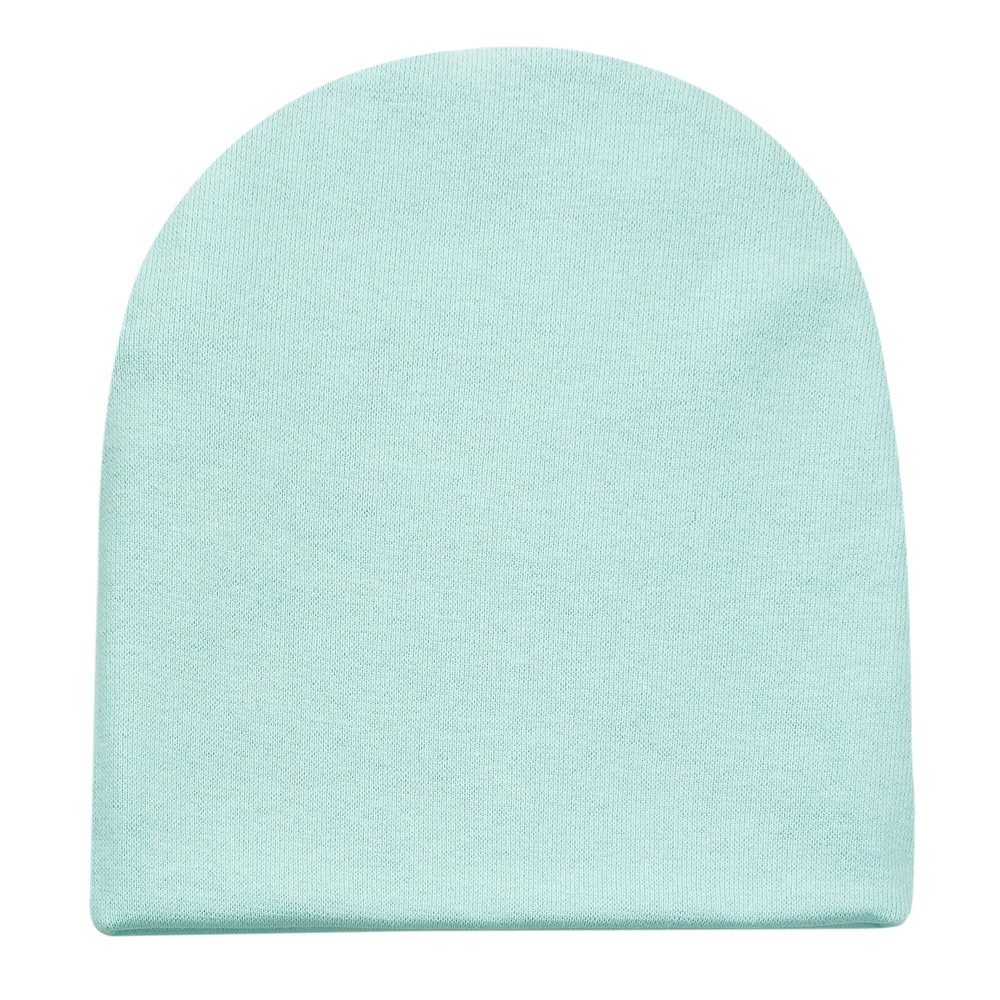 Двухслойная шапочка из рибаны, Мята