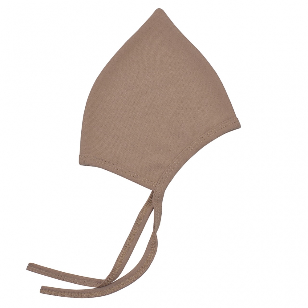 Шапочка для новорожденного "Гномик", Шоколад