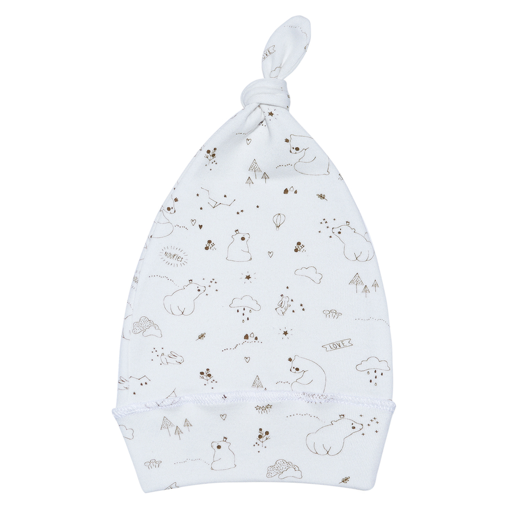 Шапочка-узелок "Cotton", Мишки