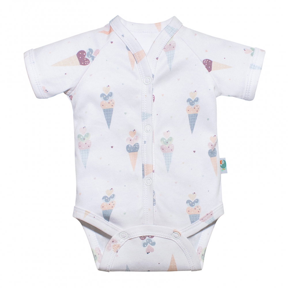 Боди на кнопочках "Cotton", Мороженое