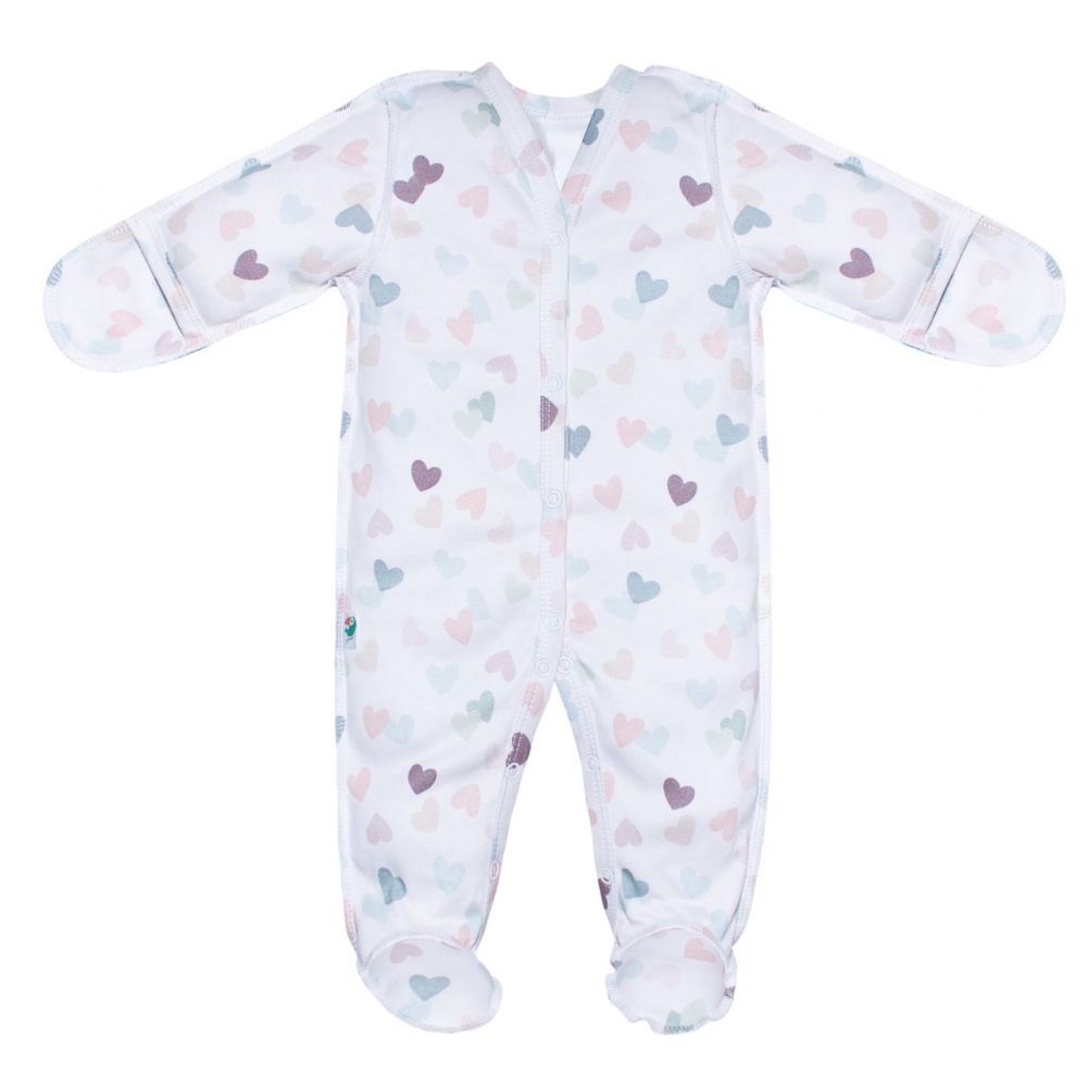 Слип на кнопочках "Cotton", Сердечки