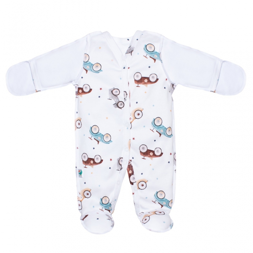 Слип на кнопочках "Cotton", Машинки