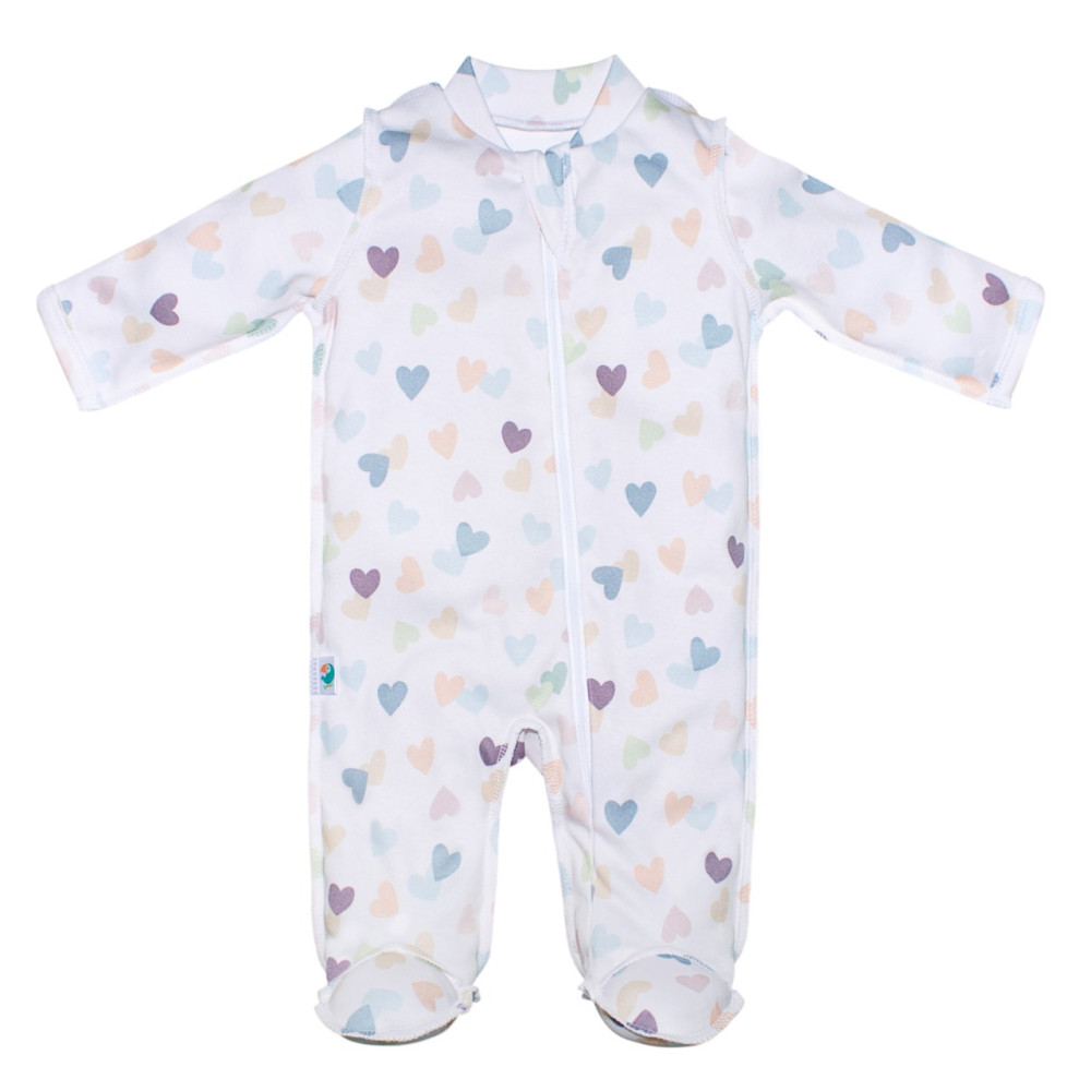 Слип на молнии "Cotton", Сердечки