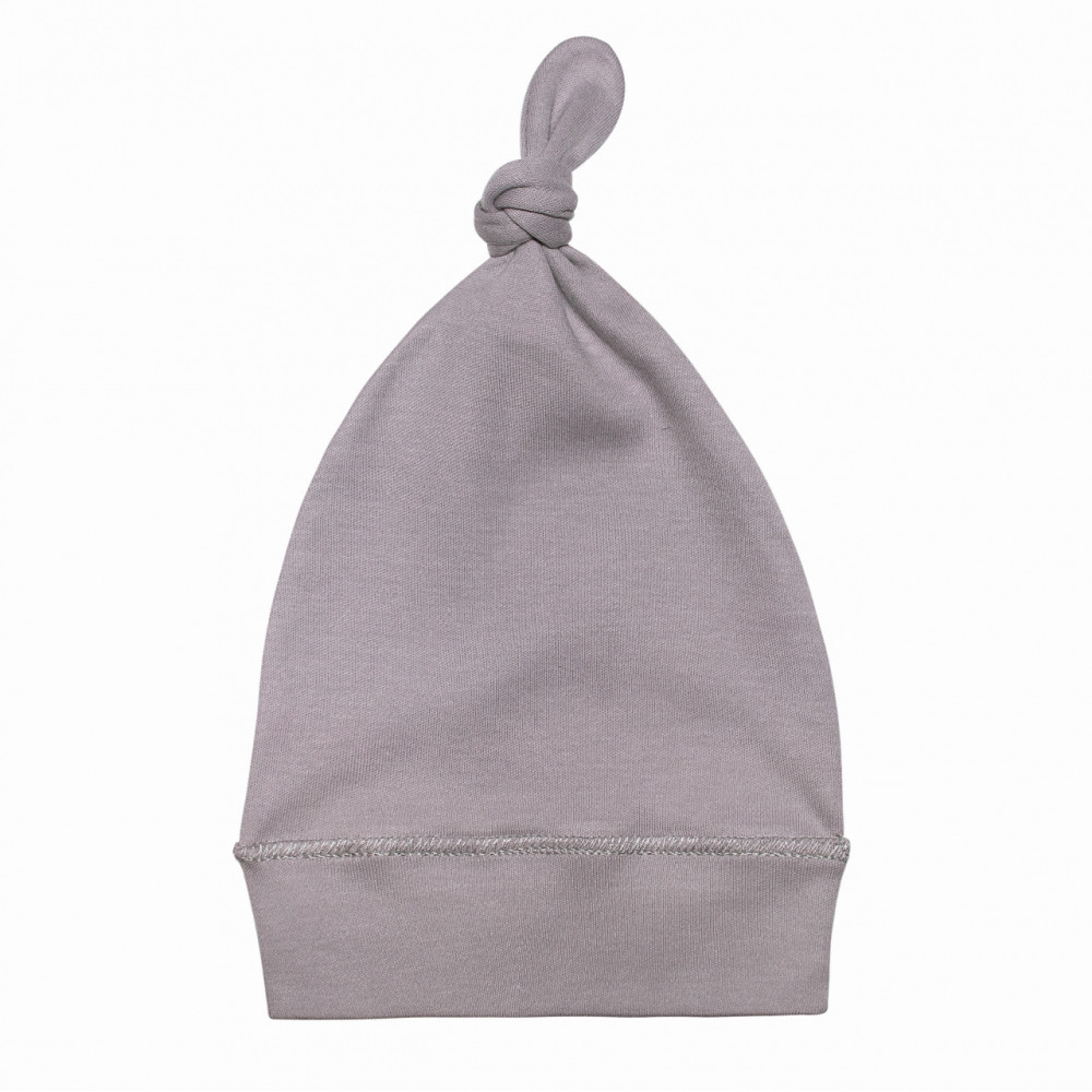 Шапочка-узелок "Cotton",Серый