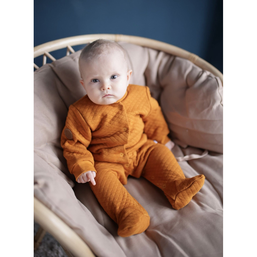 Утепленный комбинезон из капитония, Светлая карамель