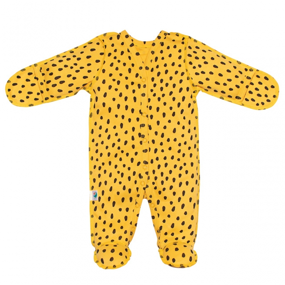 Слип для новорожденного "Cotton", Желтый в крапинку