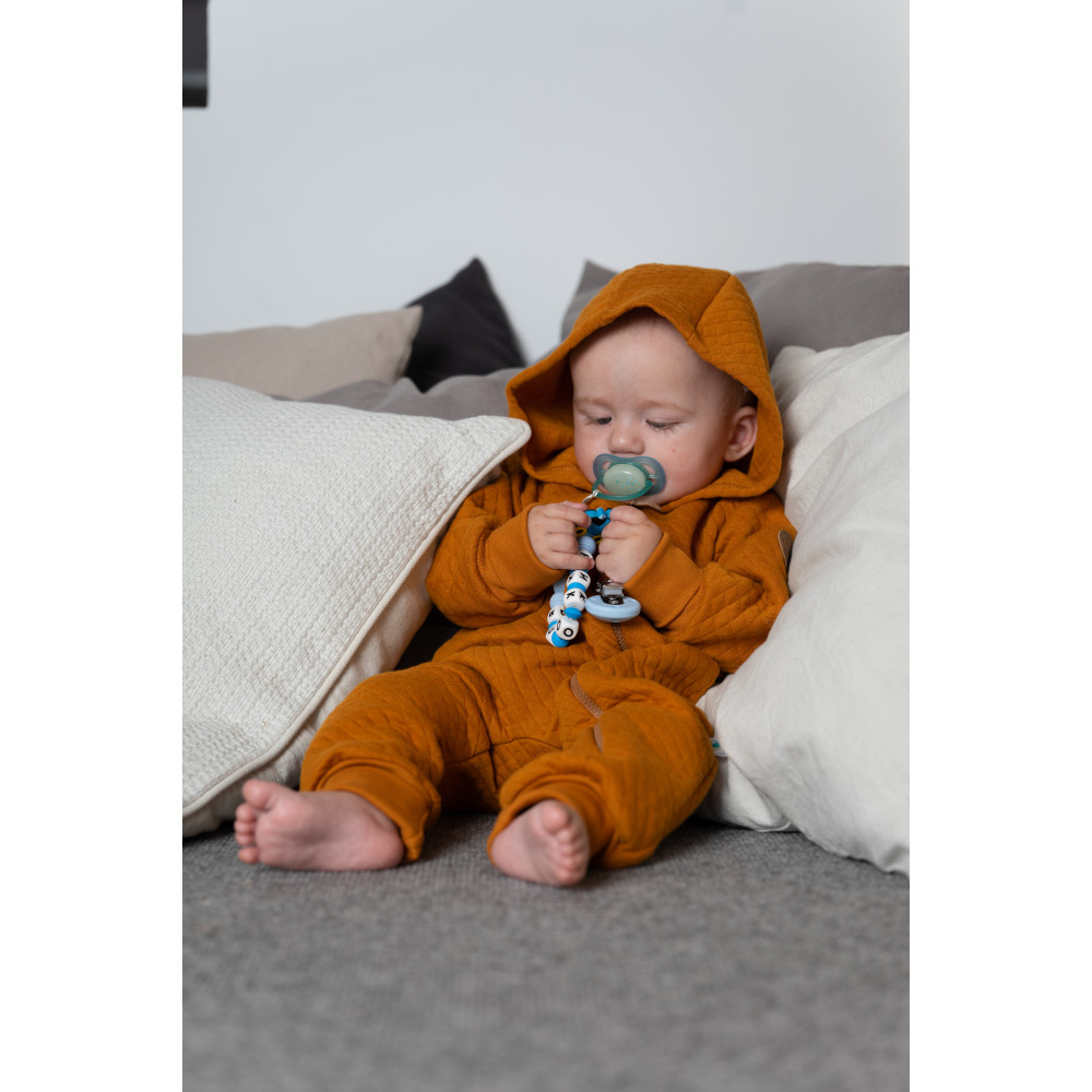 Комбинезон из капитония на молнии, Светлая карамель