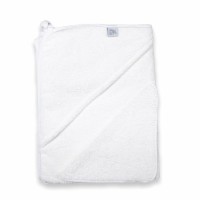 Махровое полотенце с уголком + платочек, Белый