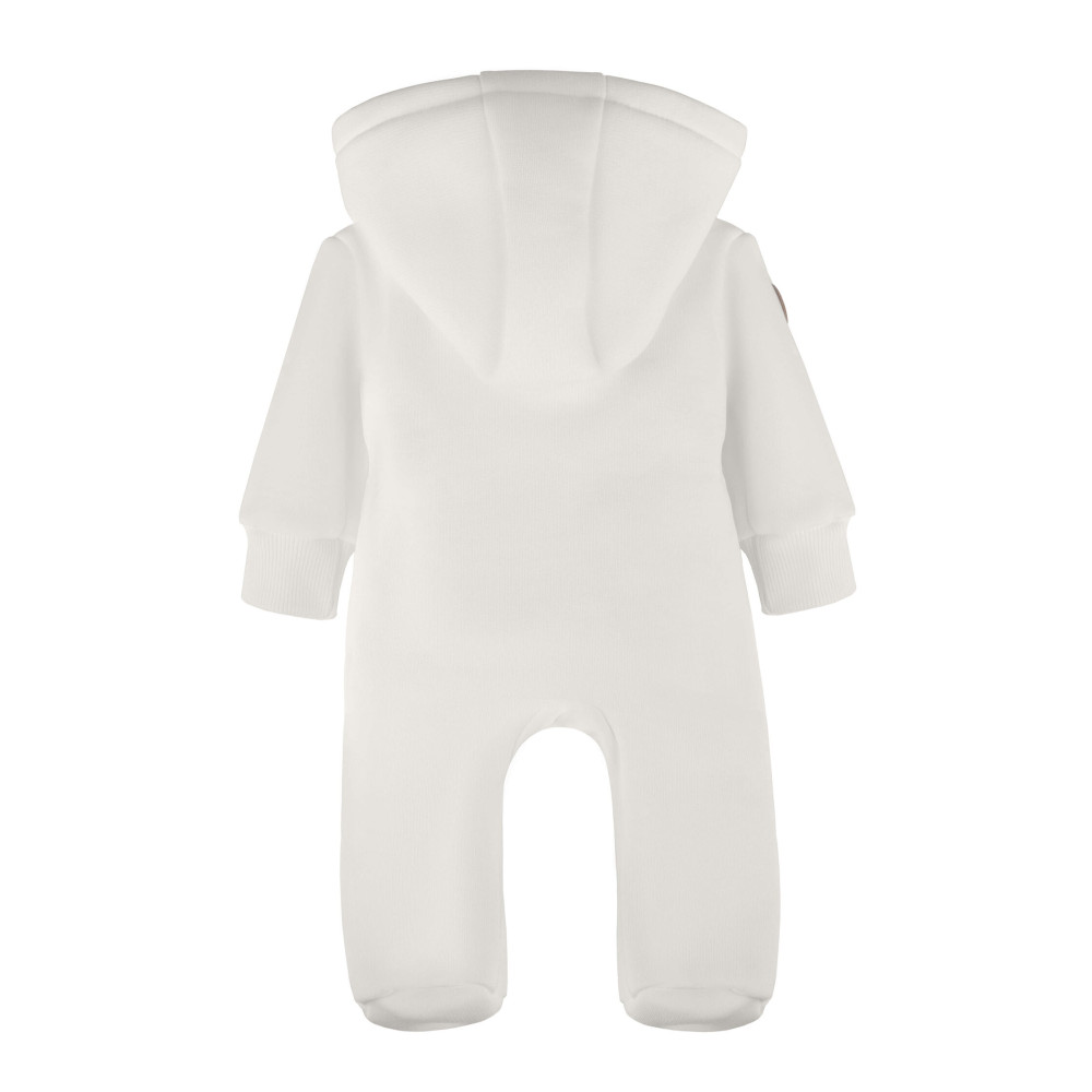 Комбинезон утепленный из футера "Cotton", Экрю 