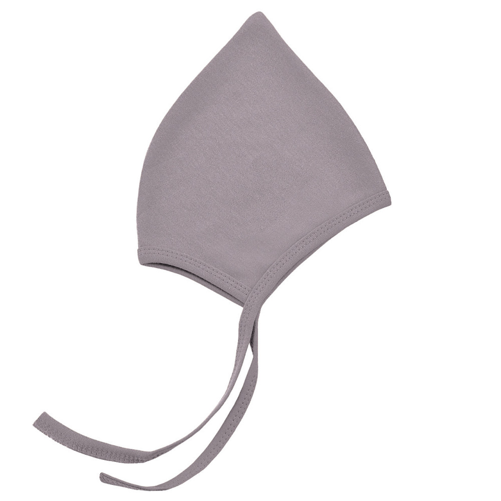 Шапочка для новорожденного "Гномик", Серый