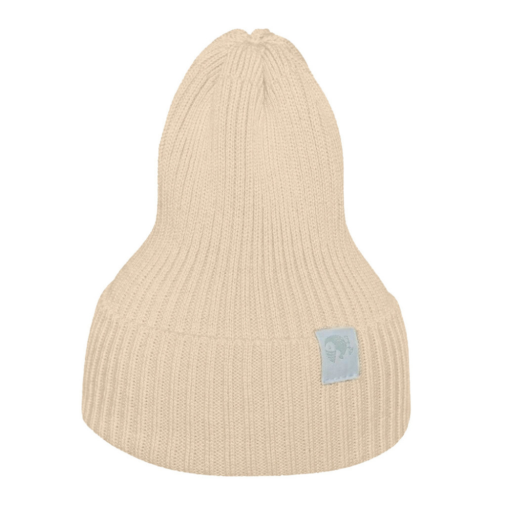 Вязаная шапочка для малыша Simple, Светло-желтая