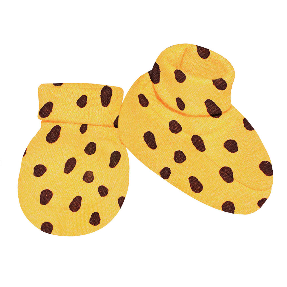 Пинетки "Cotton", Желтый в крапинку
