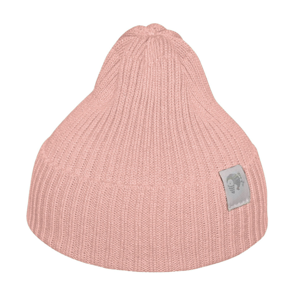 Вязаная шапочка для малыша Simple, Пудра