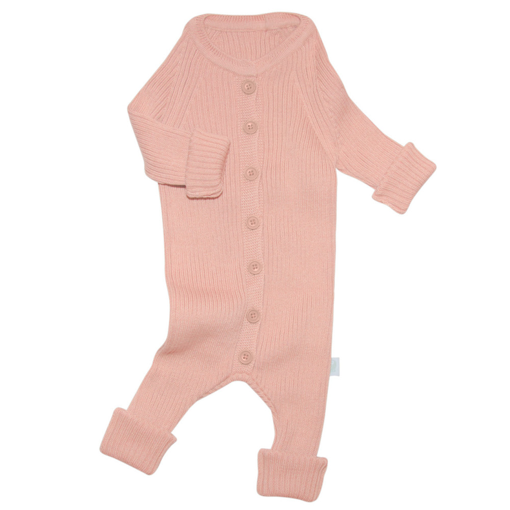 Вязаный комбинезон Simple, Персик