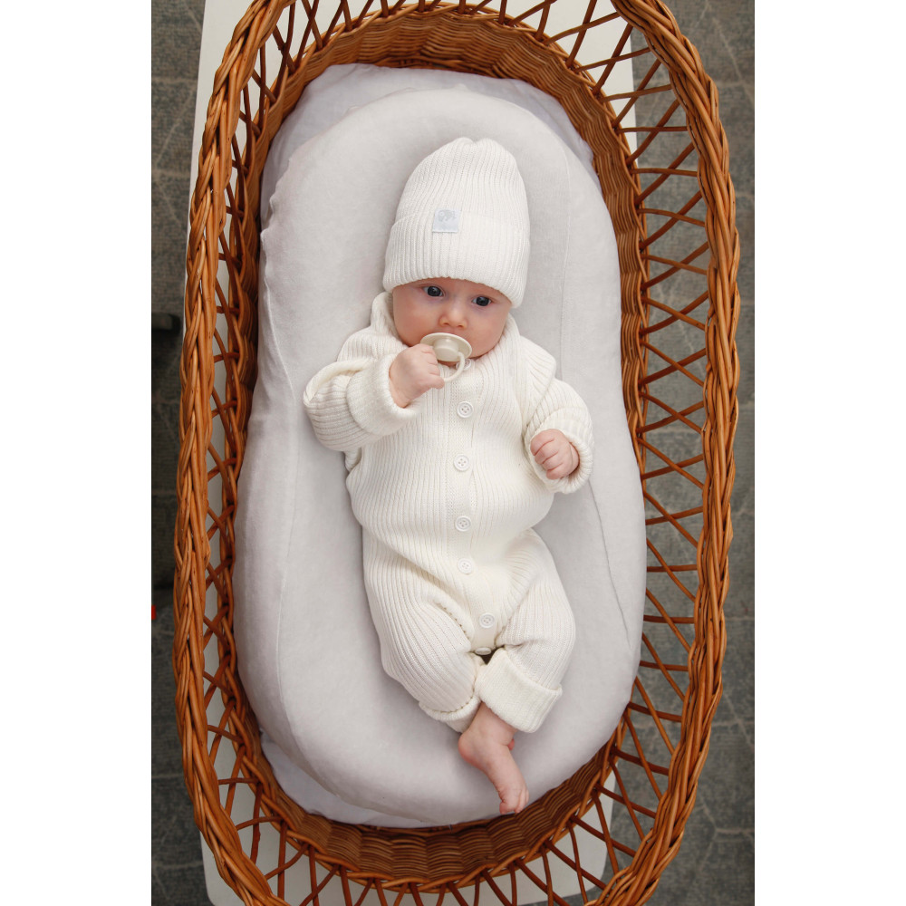 Вязаный комбинезон Simple, Экрю