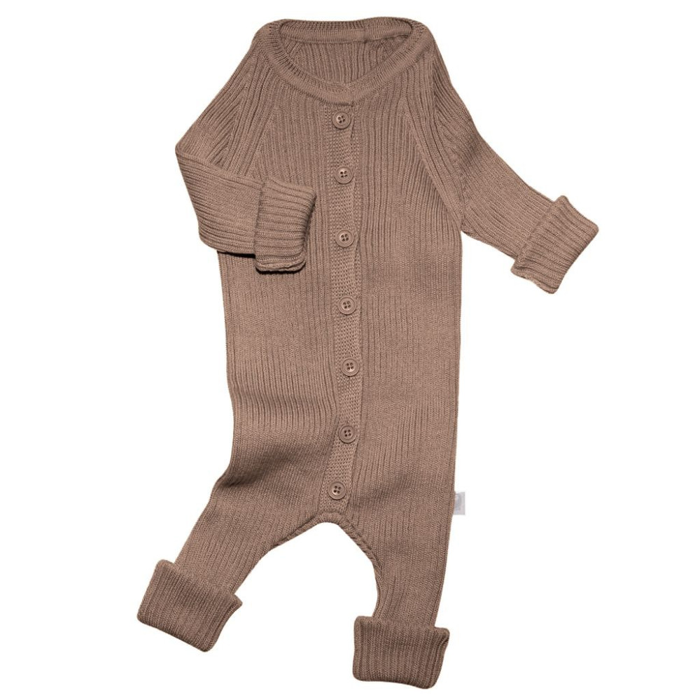 Вязаный комбинезон Simple, Шоколад