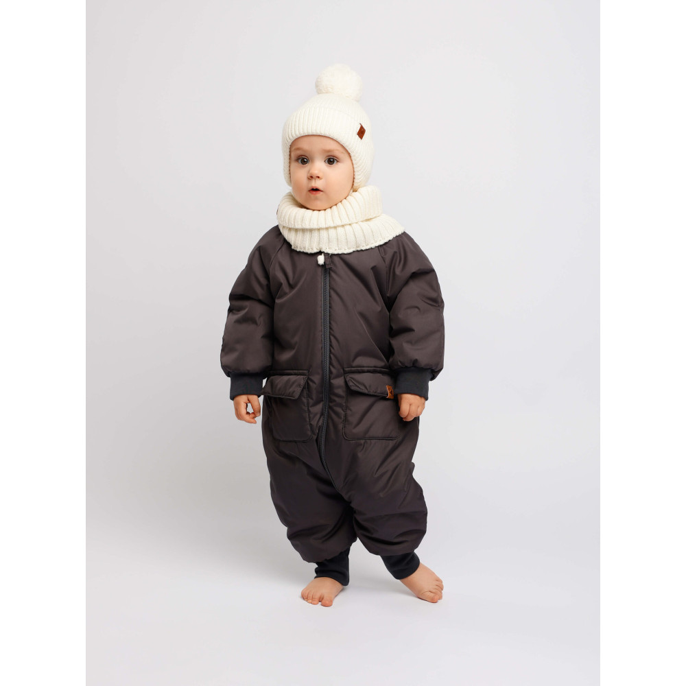 Демисезонный комбинезон "Bloom", Графит