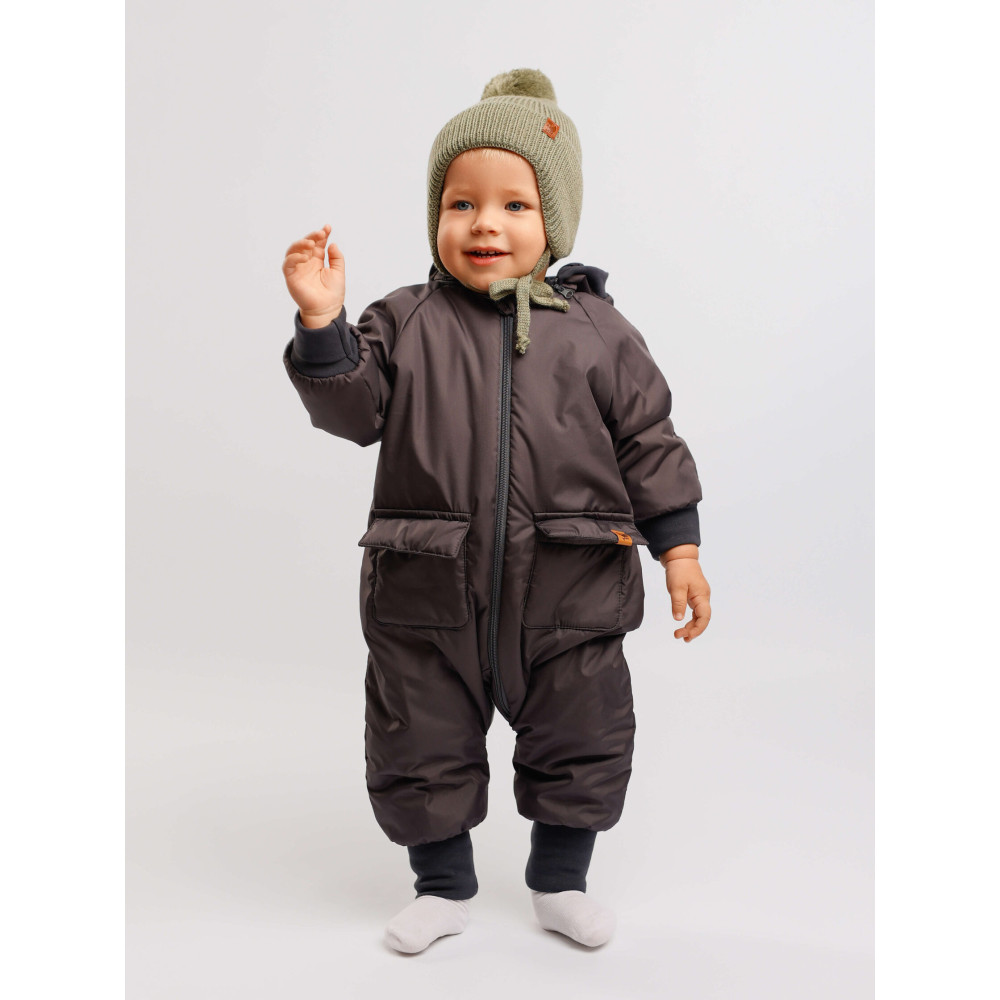 Демисезонный комбинезон "Bloom", Графит