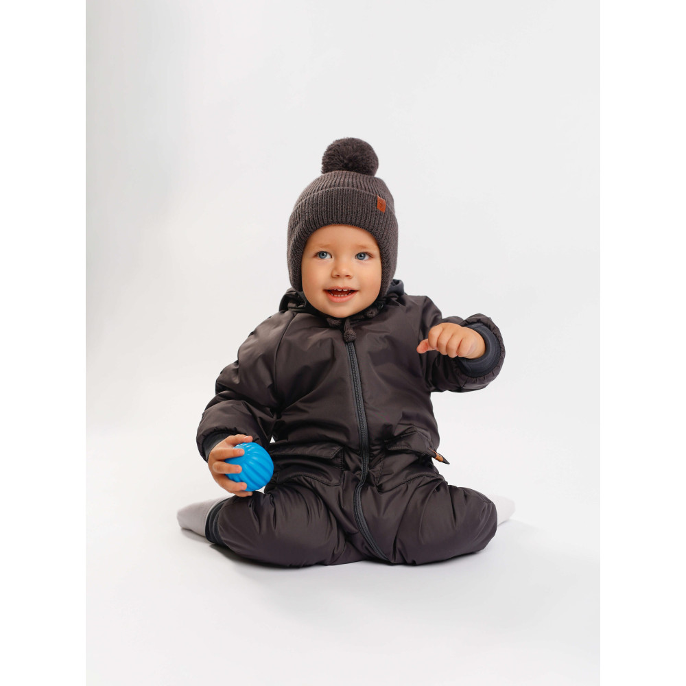 Демисезонный комбинезон "Bloom", Графит