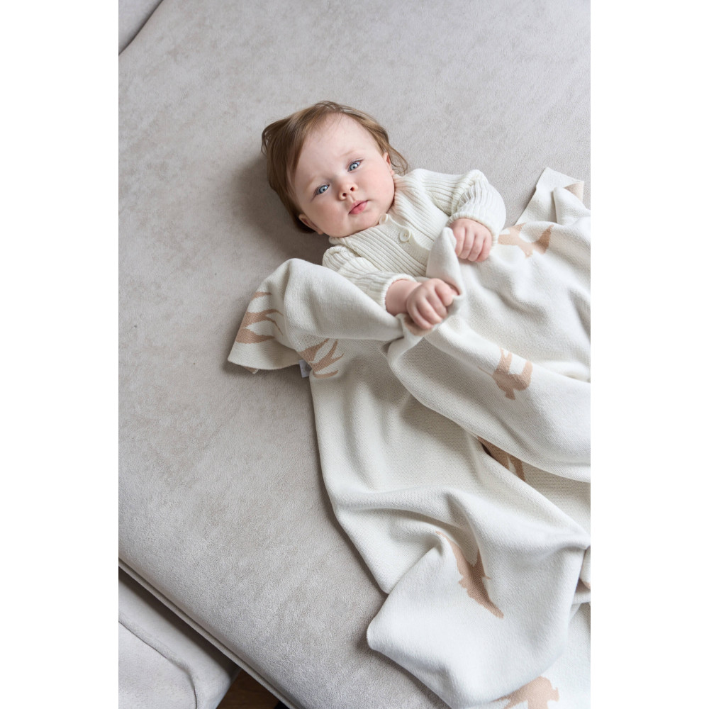 Вязаный плед "Simple", Ласточки