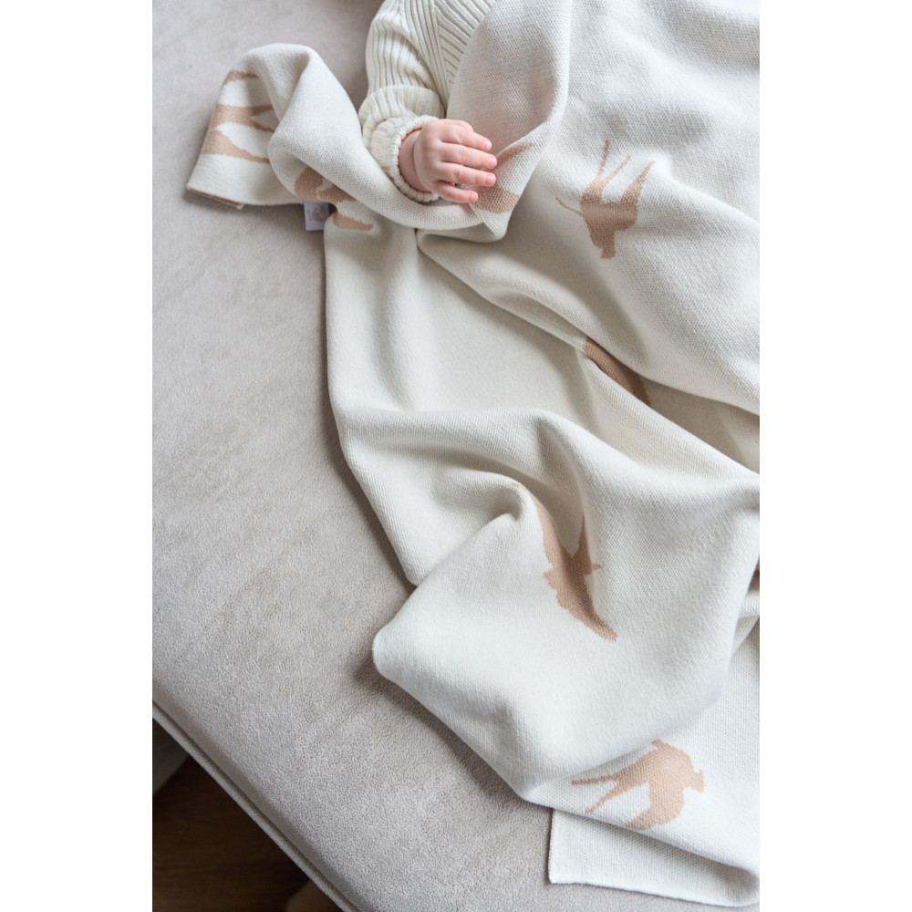 Вязаный плед "Simple", Ласточки