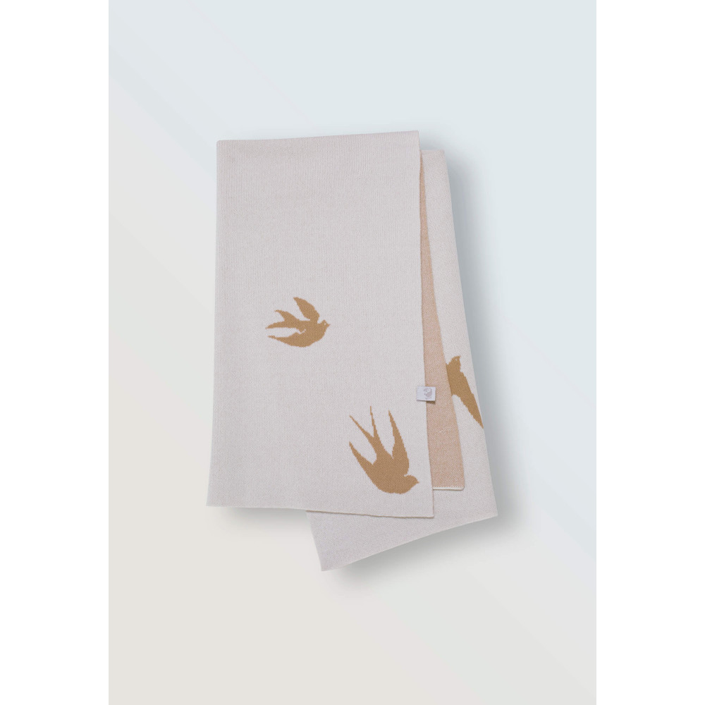 Вязаный плед "Simple", Ласточки