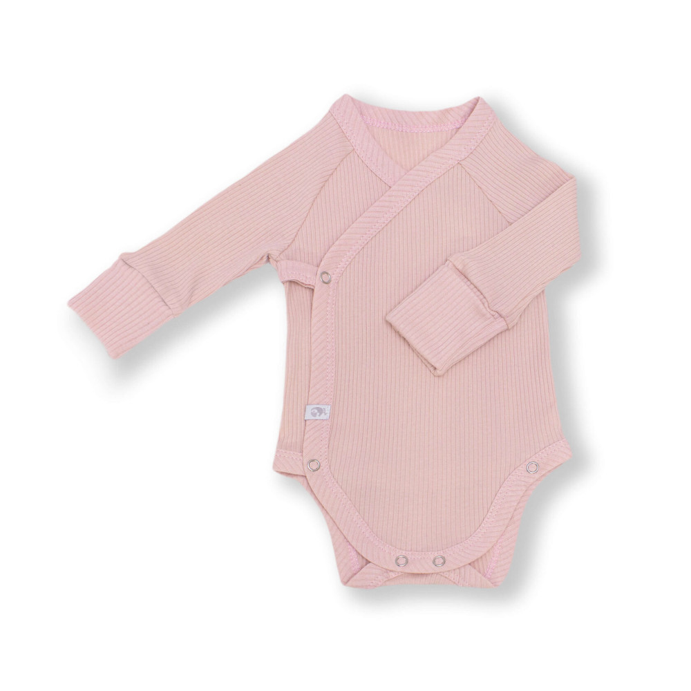 Комплект из 7 предметов в рубчик,  Светлая пудра