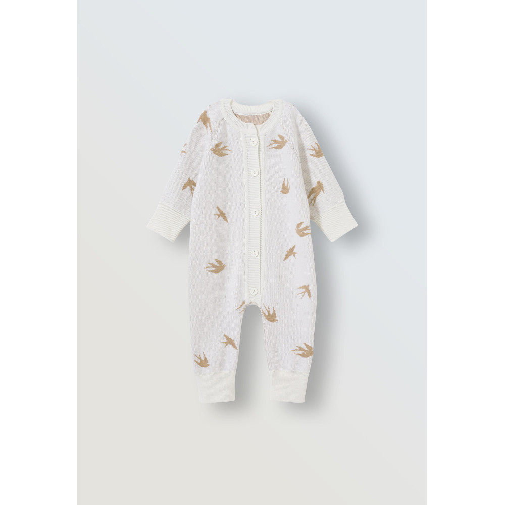 Вязаный комбинезон для малыша, Ласточки 