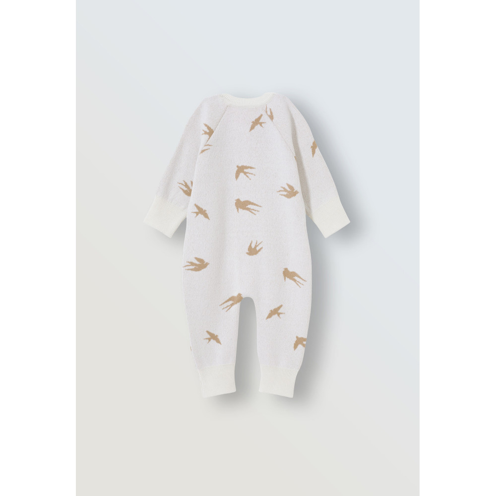 Вязаный комбинезон для малыша, Ласточки 