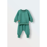 Комплект свитшот и джоггеры из капитония, Малахит