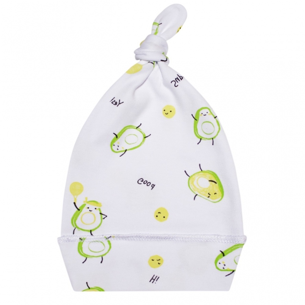 Шапочка-узелок "Cotton", Авокадо