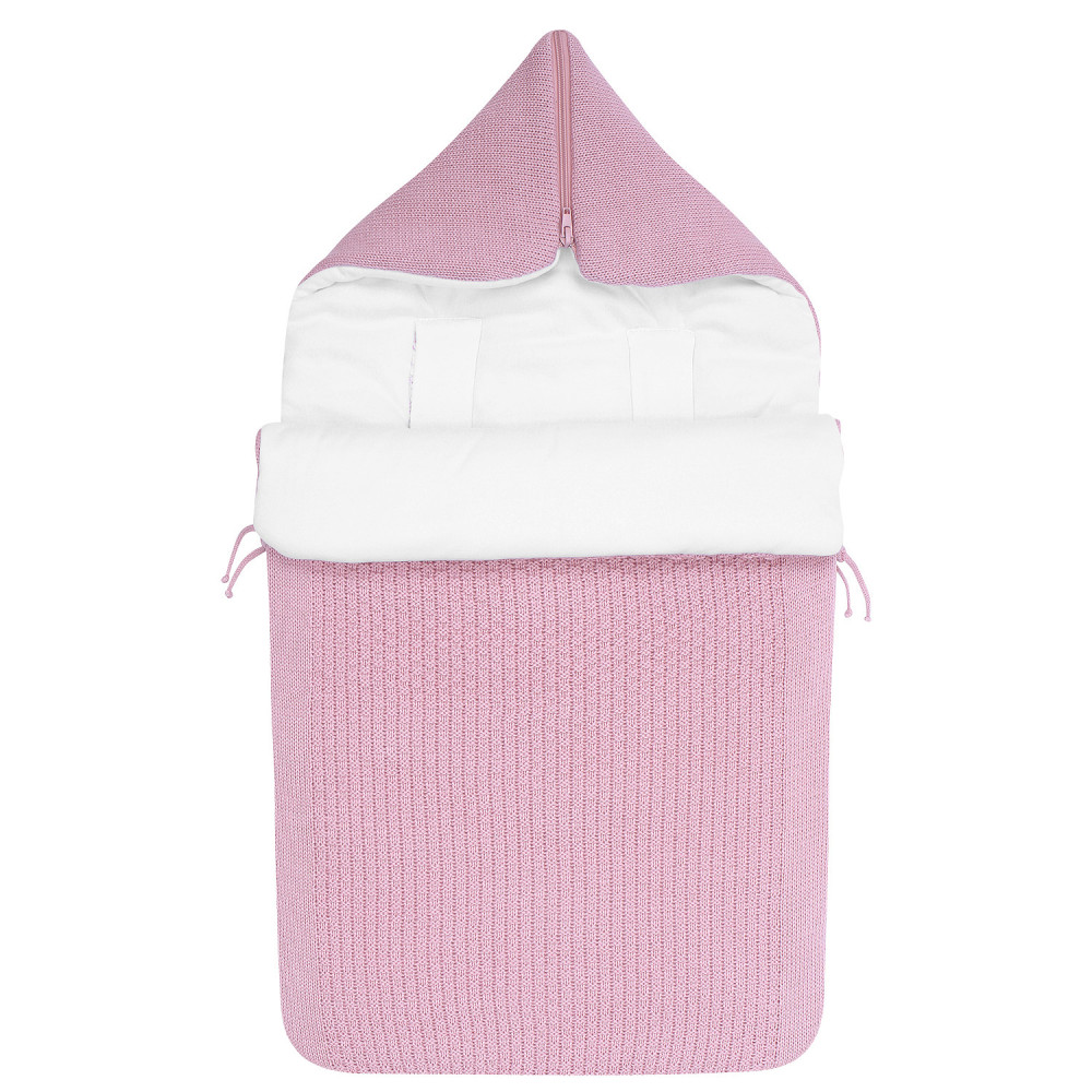 Вязаный конверт Mosaic, пыльная роза