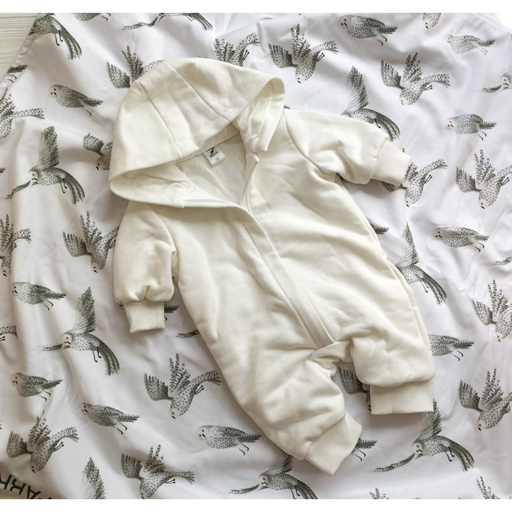 Комбинезон на молнии для новорожденного, Молоко