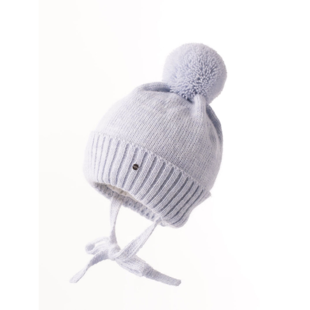 Демисезонная шапочка для малыша "Нильс", Светло-голубая