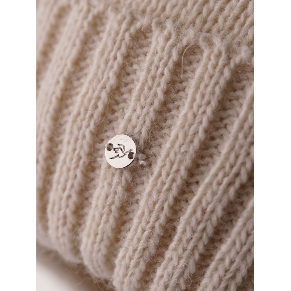 Демисезонная шапочка для малыша "Нильс", Светло-бежевая