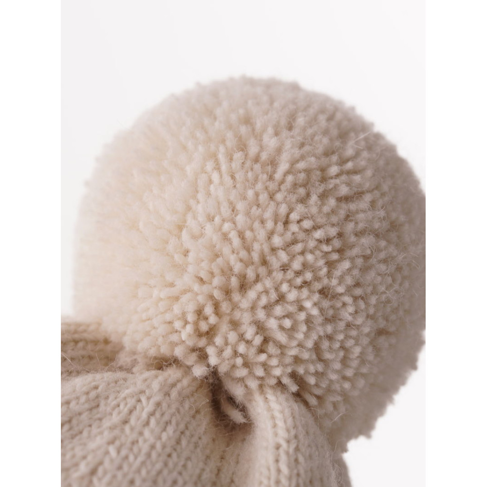 Демисезонная шапочка для малыша "Нильс", Светло-бежевая