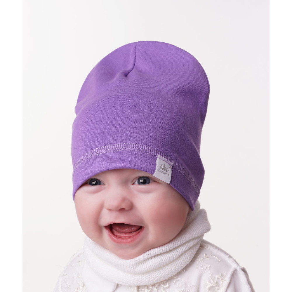 Шапочка для девочки "Корона", Розовая