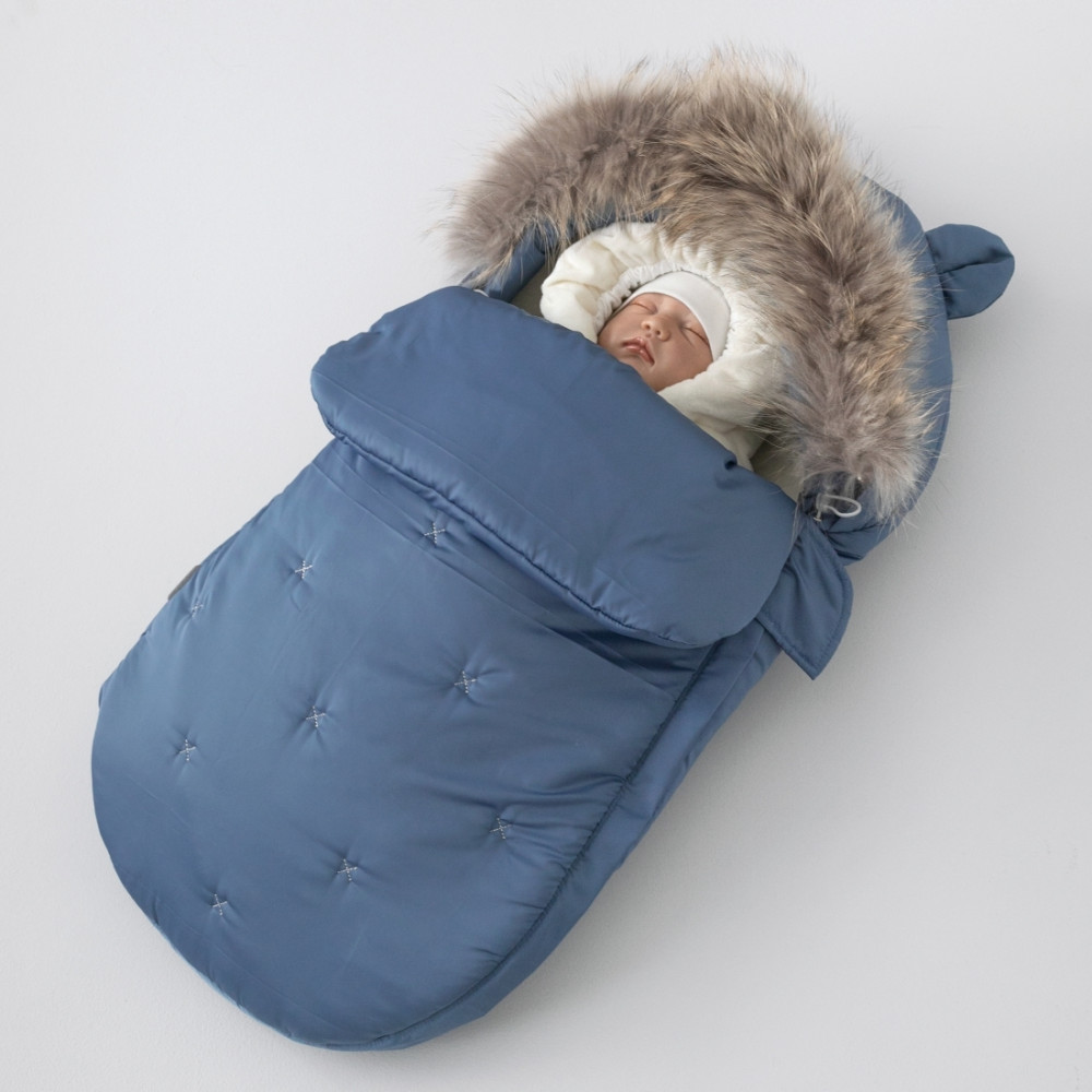 Зимний комплект на выписку "Орсетто", Синий