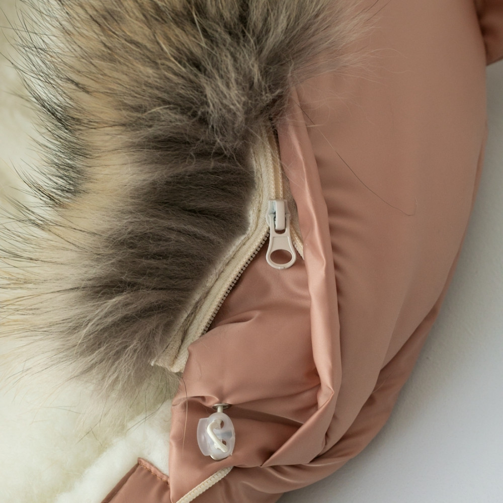 Зимний комплект на выписку "Орсетто", Бежевый