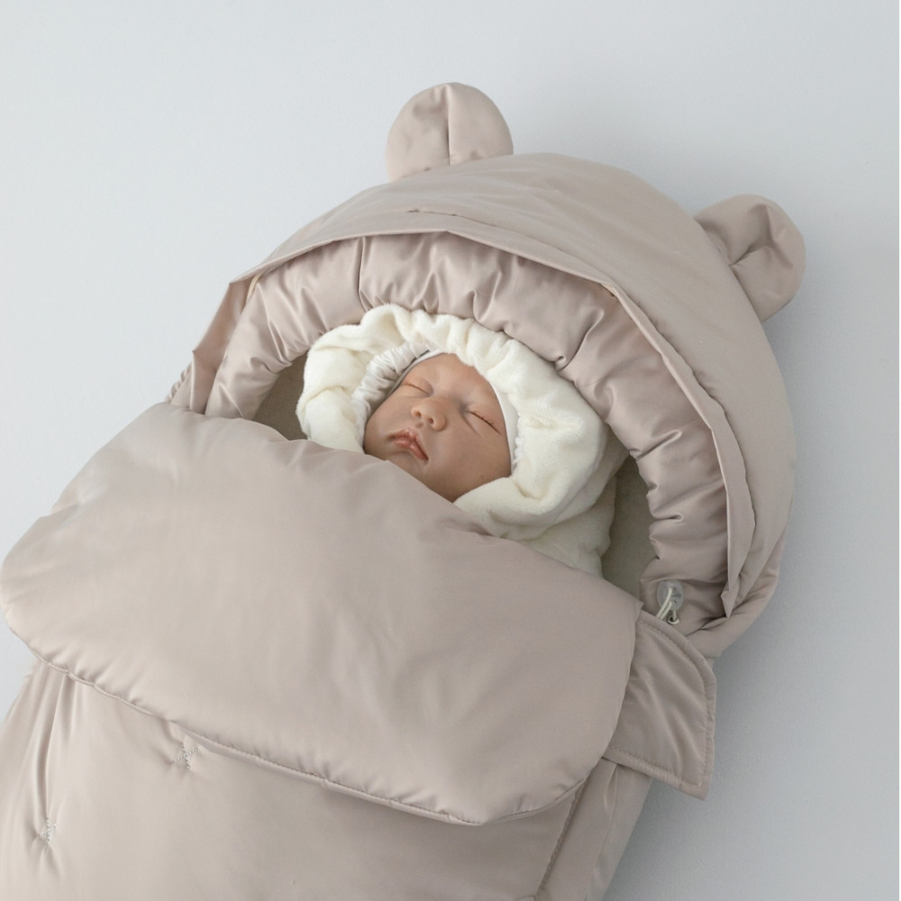 Зимний комплект на выписку "Орсетто", Капучино