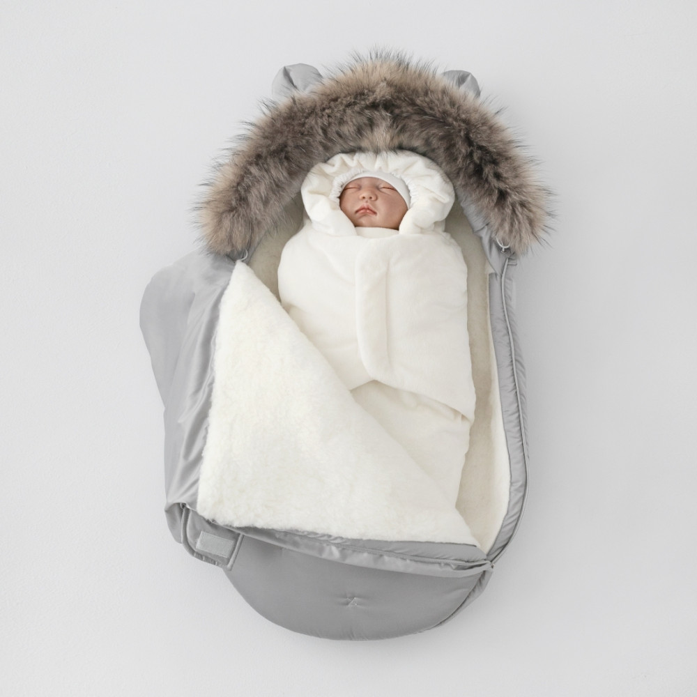 Зимний комплект на выписку "Орсетто", Серый