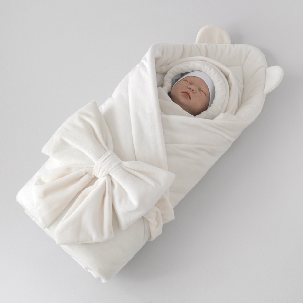 Зимний комплект на выписку 5 предметов "Медвежонок", Сахар