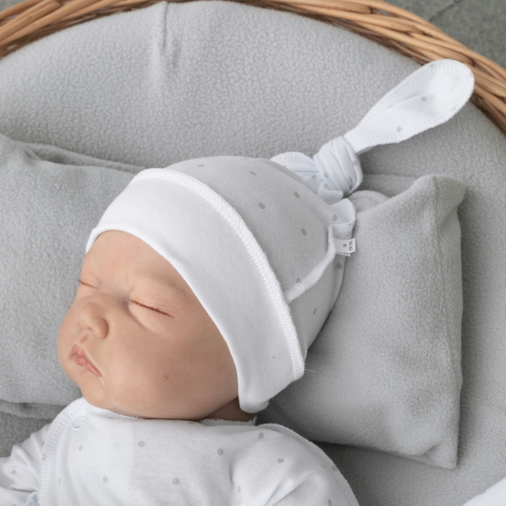 Комплект  на выписку из 7 предметов, Горошек