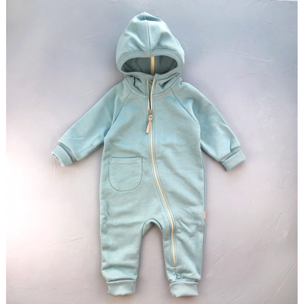 Комбинезон из футера, Шалфей