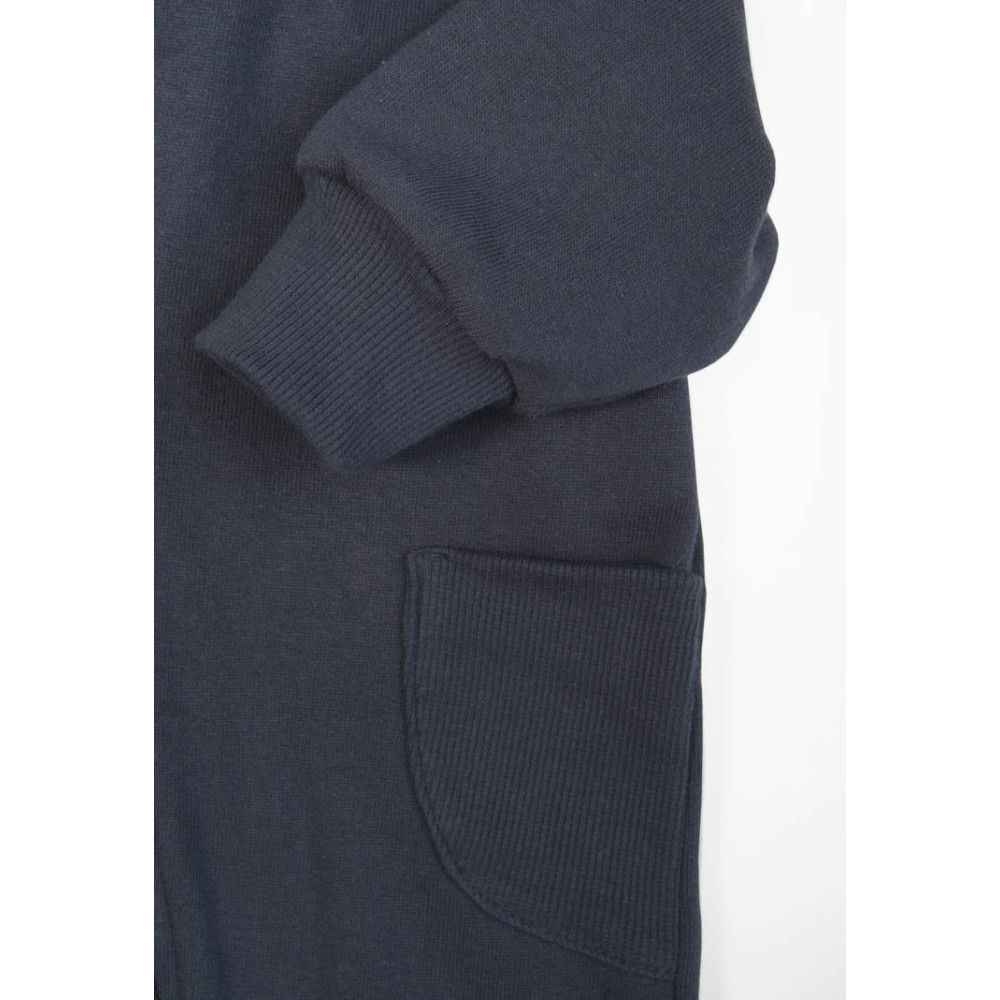 Комбинезон из футера "Стрит", Графит