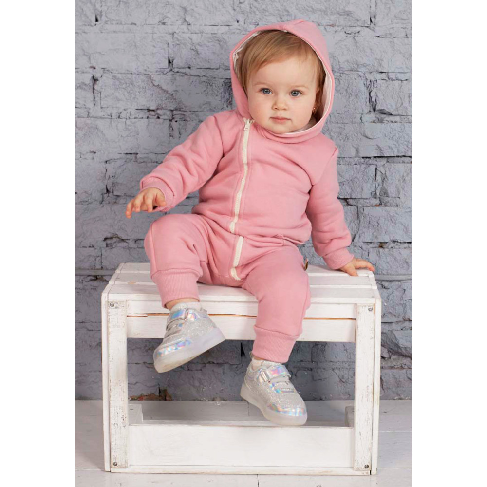 Комбинезон из футера "Стрит", Зефир