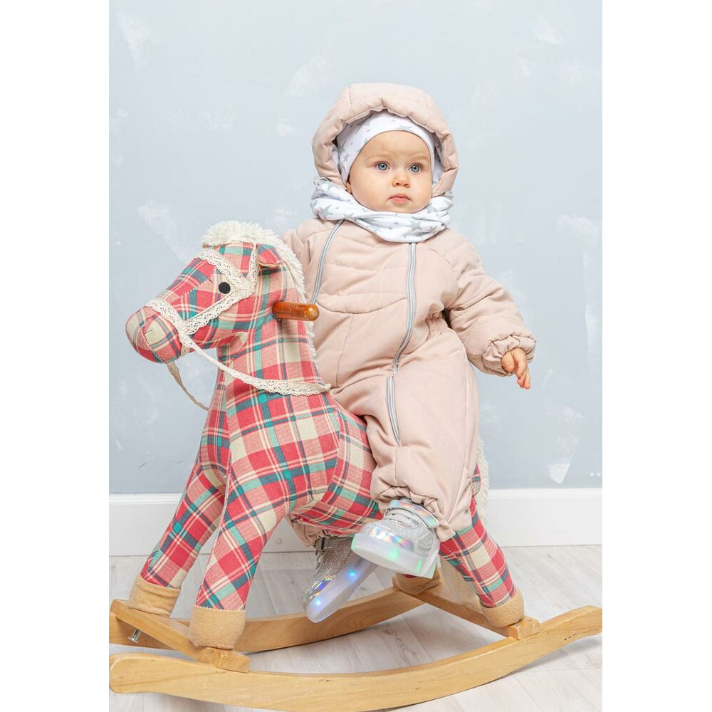 Демисезонный комбинезон "Галактика", Пудра