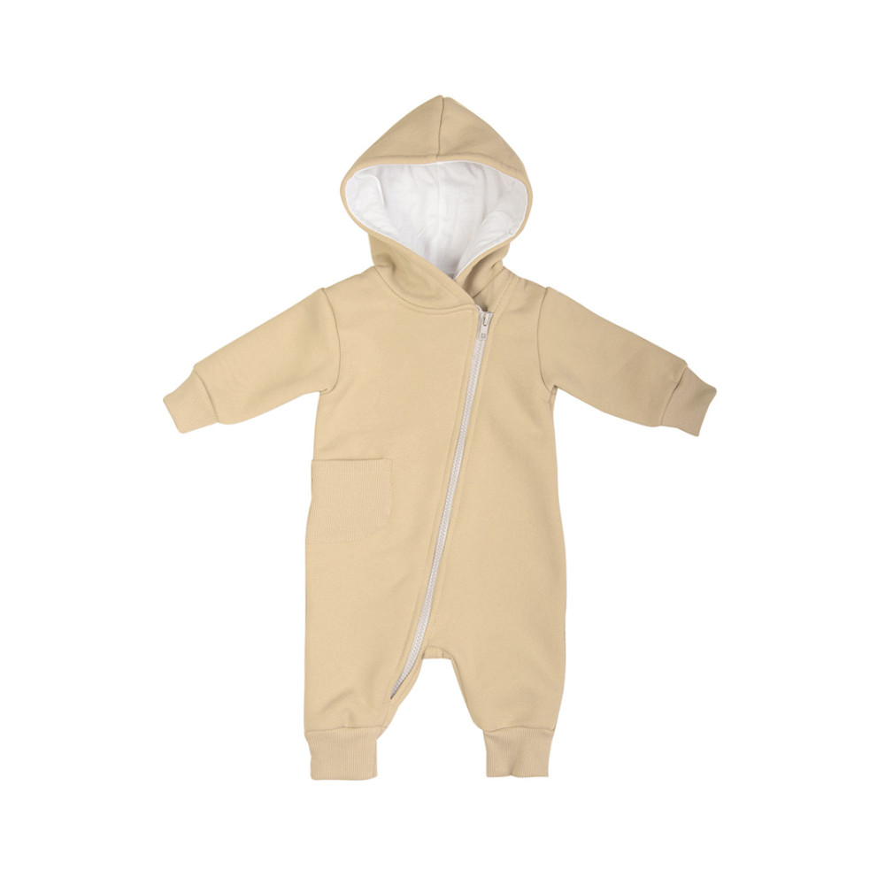 Комбинезон из футера "Стрит", Бежевый